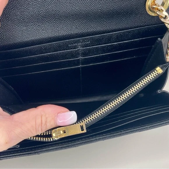 Saint Laurent WOC • Quilted Caviar Leather • Signature Edition - Picture 11 of 12